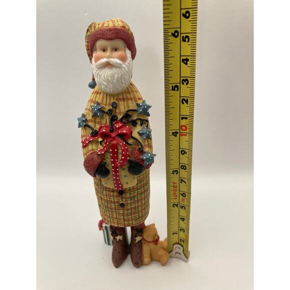 VTG Lang and Wise Classic 1997 Santa's Ribbon Figure 6" by Ellen Stouffer  NIB - Picture 4 of 9